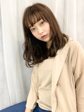 エムスラッシュ たまプラーザ(M.SLASH) ◆オリーブグレージュ/くせ毛風/重めスタイル/たまプラーザz