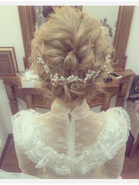 ブラウ ネイル パーティー(Blau Nail Party) モコモコ花嫁アップ