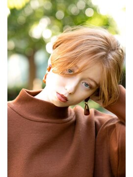 オースティン 門前仲町(AUSTIN) 大人かわいい前髪セシルカットココアブラウンフリンジウェーブ