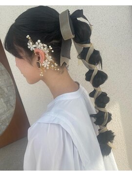 クララ バイ マニスオブヘアー(CLALA by Manis of hair) 付け毛で彩りを★成人式の前撮り♪