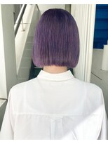 ソーコ 渋谷(SOCO)&nbsp;ハイトーンパープルラベンダーグレーケアブリーチダブルカラー