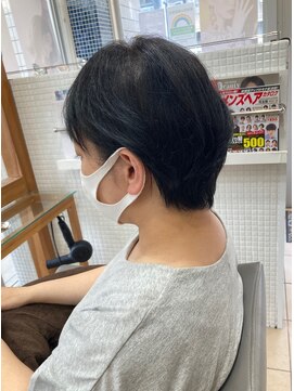 スタジオ アルファプラス 日暮里店(studio α+) 30代40代50代◎大人ナチュラルレイヤーショートボブ　日暮里