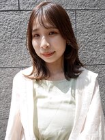 シュシュ(shushu)&nbsp;ゆるふわ外ハネロング/ベージュブラウン「有海一生」/髪質改善