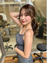 サンド 池袋(sand)&nbsp;韓国風/インナーカラー/縮毛矯正髪質改善/顔まわり/レイヤー