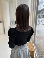 ハイブ 金沢(Hive)&nbsp;オリーブベージュブリーチ無しカラー透明感カラーミディアム