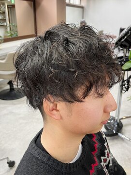 アミー 駒澤(Ammy komazawa) 刈り上げマッシュパーマ #スパイラルパーマ 纐纈