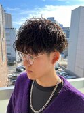 波巻きパーマツイストスパイラルパーマメンズ名駅名古屋
