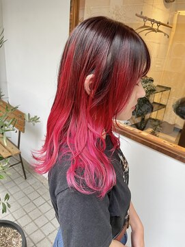 カウチ(Kauti) グラデーションカラーピンク