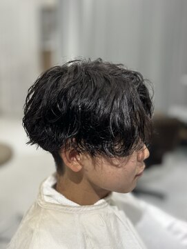 バース 梅田中崎町店(BIRTH) ニュアンスパーマシャドーパーマセンターパート韓国メンズパーマ