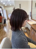 レイヤーカット×ボブ