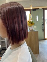 ルアナ(Luana)&nbsp;切りっぱなし×チェリーレッド