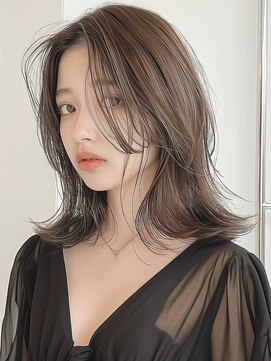 アポロ 横浜駅店(apollo) レイヤーボブハイライトブリーチレイヤーハイトーングレージュ