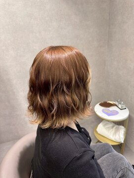 ハンナ 札幌(HANNAH) ハニーマロンボブ　夏のヘアアレンジ