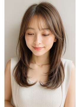 ヘアメイク アージュ 新宮店(HAIR MAKE age) ミディアムレイヤー