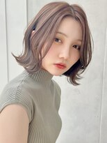 セイドット リー(Say. Ree)&nbsp;Say.ショートボブ丸みショートシルキーベージュアッシュベージュ