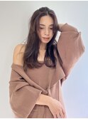 かきあげ海外風レイヤーロング