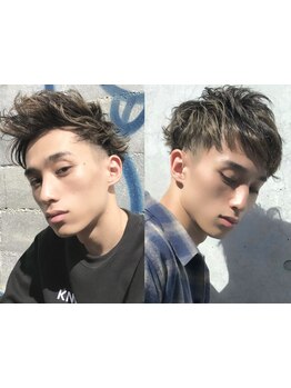 忙しい朝も簡単にかっこよく決まるメンズパーマ！明るい雰囲気で、リラックスしながら新しい自分に大変身◎