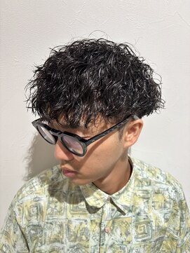 グラフ 立川(Graph.) ツイストスパイラルツーブロックマッシュパーマメンズ