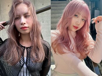 ムード(mood)の写真/ブリーチなしWカラーで透明感◎ 色落ちも計算し、艶感あるダブルカラーが得意なサロン[髪質改善/ブリーチ]