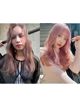 ブリーチなしWカラーで透明感◎ 色落ちも計算し、艶感あるダブルカラーが得意なサロン[髪質改善/ブリーチ]