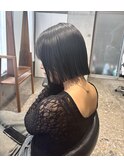 【VENTI 子安】切りっぱなしボブ×地毛風カラー