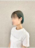 顎ラインぱつっとボブ