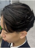 MEN'S HAIR/ブルーブラック/フェザーパーマ/錦糸町