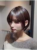 20代30代/ショートボブ/髪質改善トリートメント
