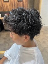 シャイン ヘア ブレンド 二子玉川(Shine hair blend) メンズ無造作パーマ
