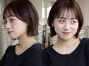 ガーデン オオタカノモリ(garden otakanomori)の写真/収まりのいいショートは横顔美人の鉄則!Cut技術で最も大切なショートはGARDENにお任せ♪