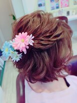 ラララ(LaLaLa)&nbsp;LaLaLa♪ショートハーフアップ