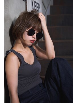 ミエルヘアーエスト 新宿店(mielhair est) サングラス×ボブ　【新宿】