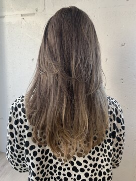 ヘアーワークス ヘルム 渋谷店(HAIR WORKS HELM) 【HELM渋谷】レイヤーグレージュ