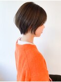 【yuka】シルエット◎シンプルショート20代30代40代