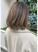 【神戸三宮】ボブ×バレイヤージュ グラデーション