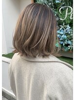 アフロートpd+ KOBE(AFLOATpd+)&nbsp;【神戸三宮】ボブ×バレイヤージュ グラデーション