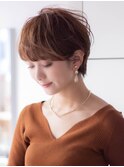 マッシュショート 大人可愛い うる艶髪 青山 表参道 30代40代