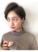 『 毛束感 & グレージュ 』☆ 暗髪ショート ☆