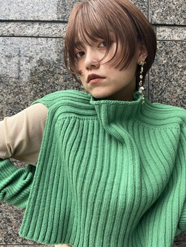 ロンドプロフィール 浦和(Lond profil) 中川陽南子【顔周りカット前髪の質感調整レイヤーショート】