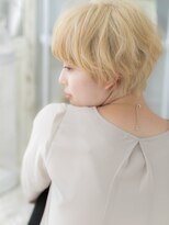 モッズヘア 上尾西口店(mod's hair)&nbsp;ブロンドカラー外国人風マッシュショートTb6上尾10代20代30代