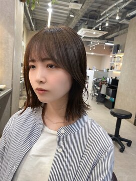 フラッグヘア 新宮店(Flag HAIR) 外ハネボブ　コンパクトボブ　韓国