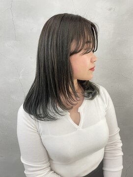 エンドリンク(endlink) ロングレイヤー×オリーブグレージュ