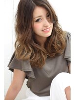 リル 西宮(LiL') 【LiL'西宮】グラデーションカラー_大人可愛い_セミディ☆