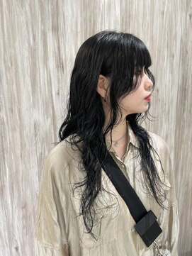 エアー 横浜(AIR) 【湯田】ロングウルフウェーブパーマ