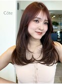 Cote 美髪/エアリーロング/顔まわり/前髪カット/韓国レイヤー