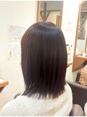 30代40代50代/レイヤーボブ/レイヤーカットミディアムストレート