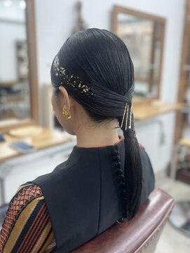 リッカ(RICCA) 【ヘアアレンジ】たいとポニーテール♪