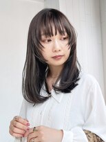 アルバム 池袋(ALBUM)&nbsp;レイヤーロングくびレイヤーニュアンスカラー_ba484803