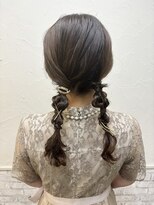 シュリット(schritt) *ツイン編み下ろし セミロング ヘアセット* 渋谷 妹尾