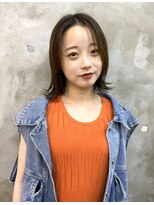 エトネ ヘアーサロン 仙台駅前(eTONe hair salon) bob【外ハネボブ×センターパート】